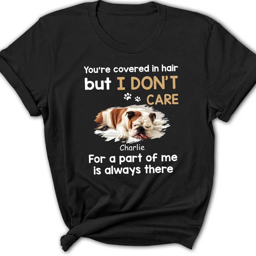 I Do Not Care Photo - Personalized Custom Women's T-shirt