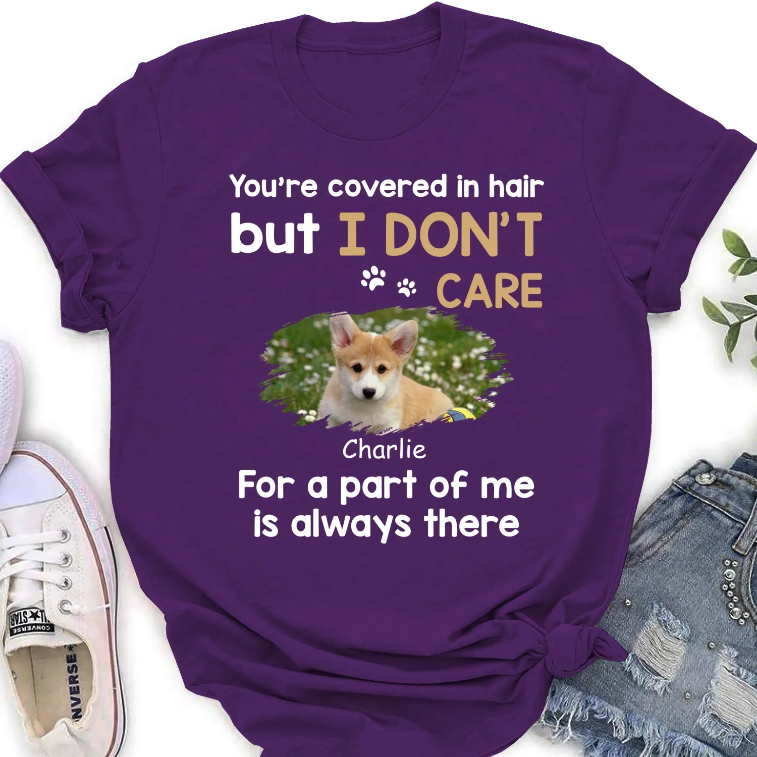 I Do Not Care Photo - Personalized Custom Women's T-shirt - Image 10
