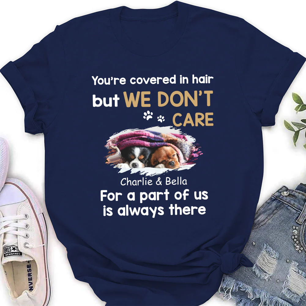 I Do Not Care Photo - Personalized Custom Women's T-shirt - Image 2