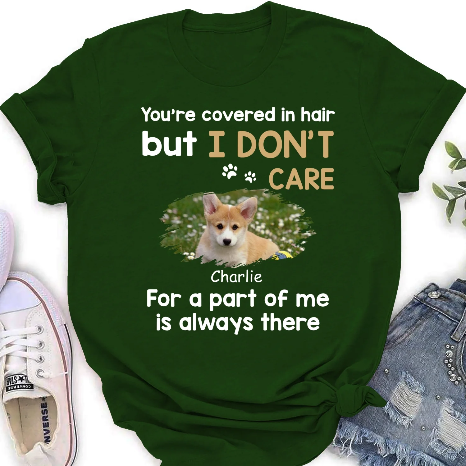 I Do Not Care Photo - Personalized Custom Women's T-shirt - Image 8