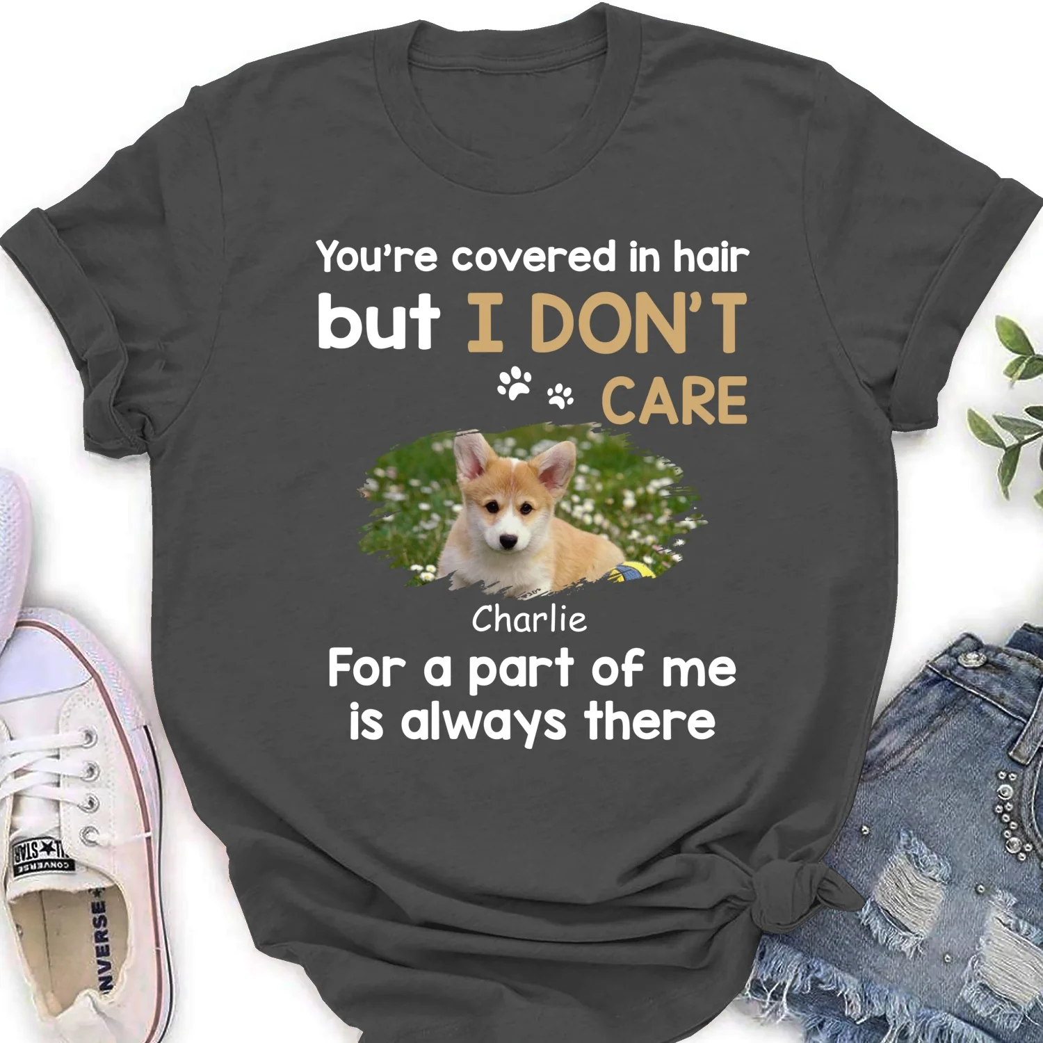 I Do Not Care Photo - Personalized Custom Women's T-shirt - Image 9