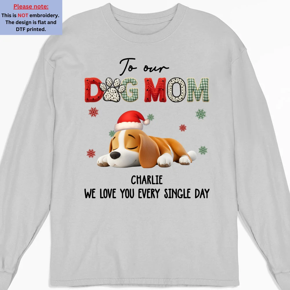 I Hear Bells Jingle - Personalized Custom 3D Effect Long Sleeve T-Shirt - Image 3