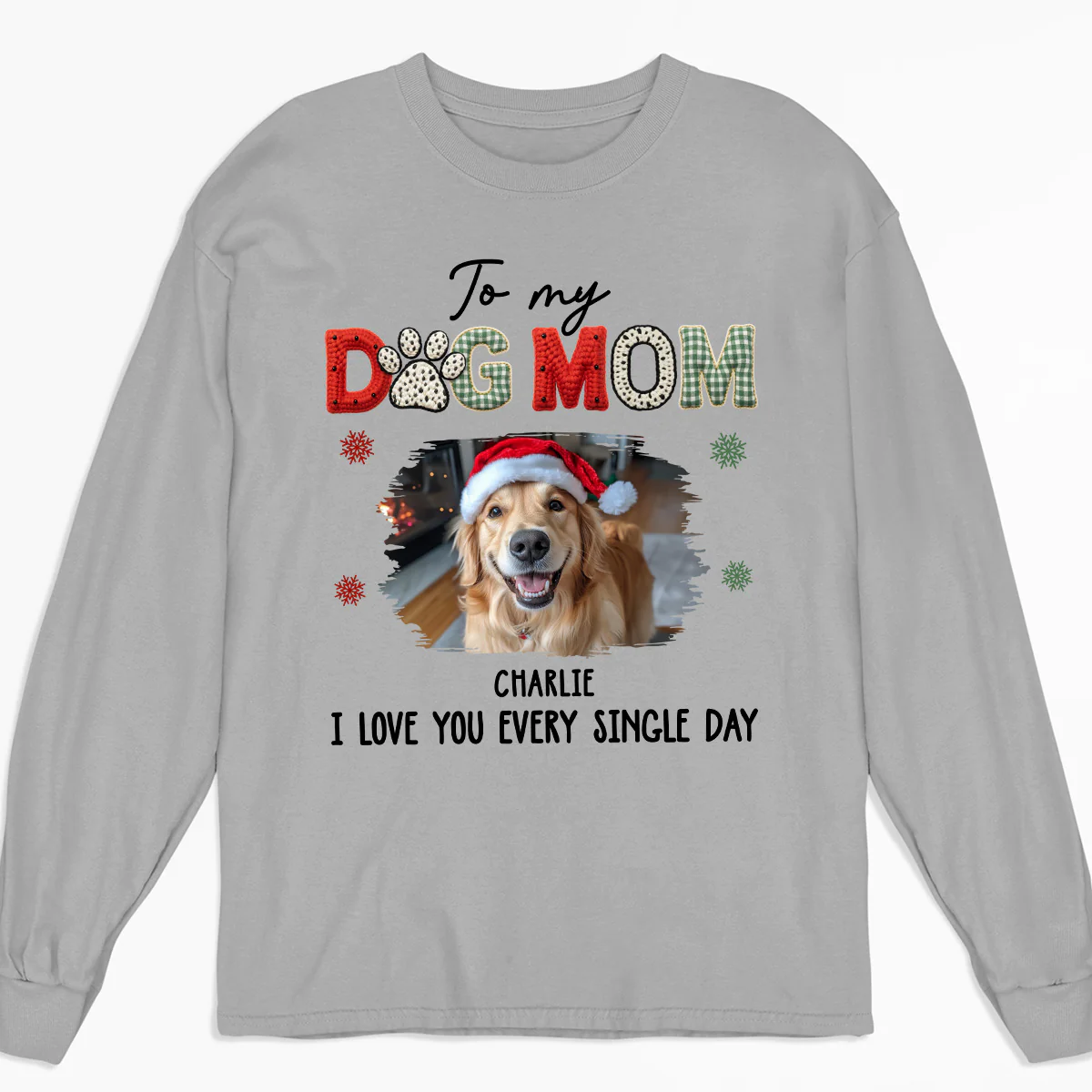 I Hear Bells Jingle Photo - Personalized Custom 3D Effect Long Sleeve T-Shirt