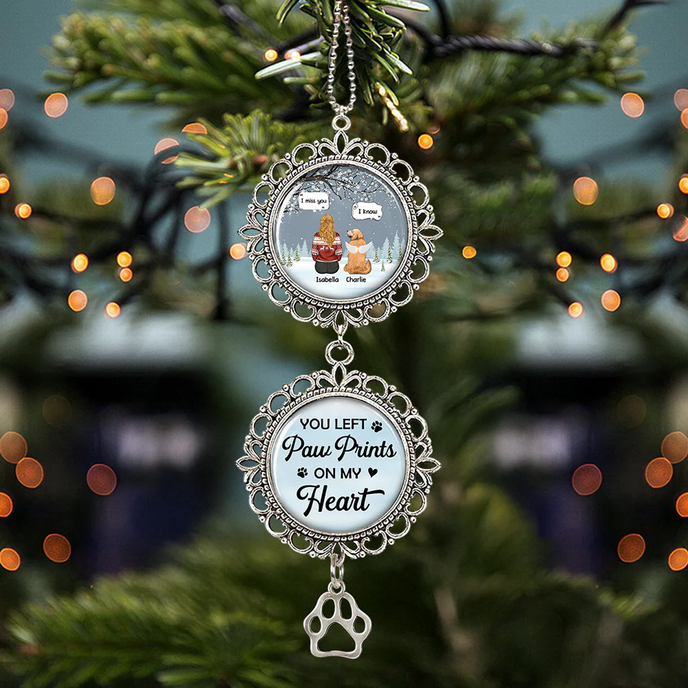 I Know You Miss Me - Personalized Custom Charming Ornament - Image 2