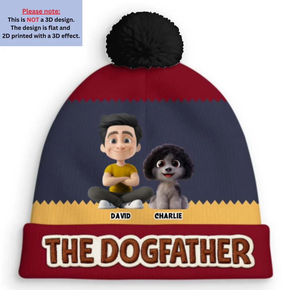 I Like It This Way - Personalized Custom 3D Effect Bobble Beanie Hat - Image 8