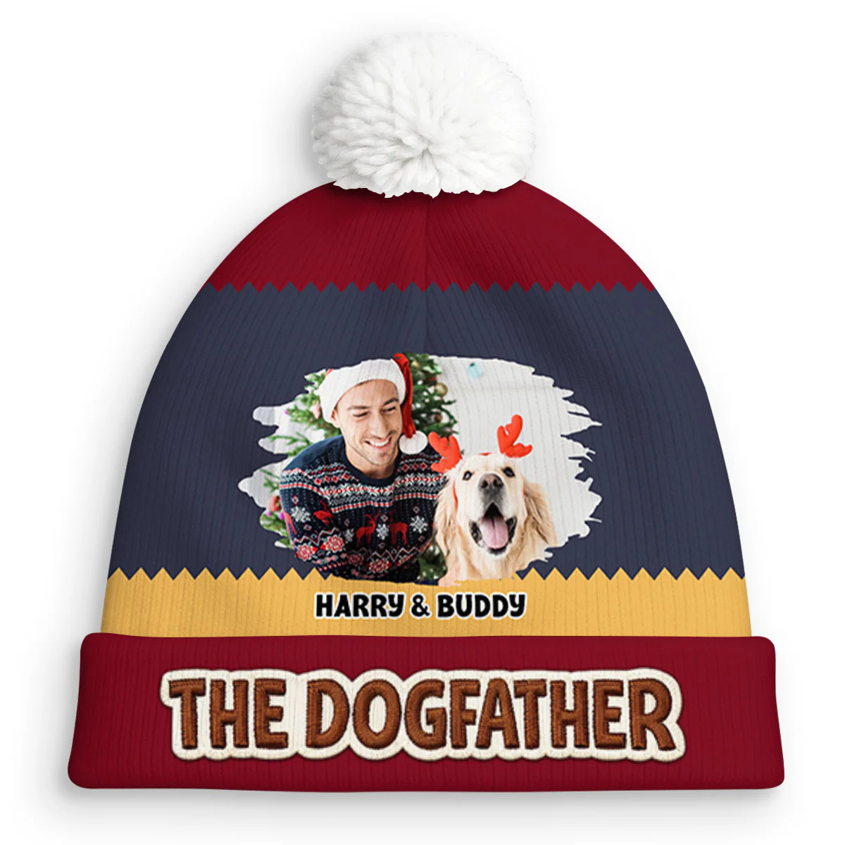 I Like It This Way Photo - Personalized Custom 3D Effect Bobble Beanie Hat