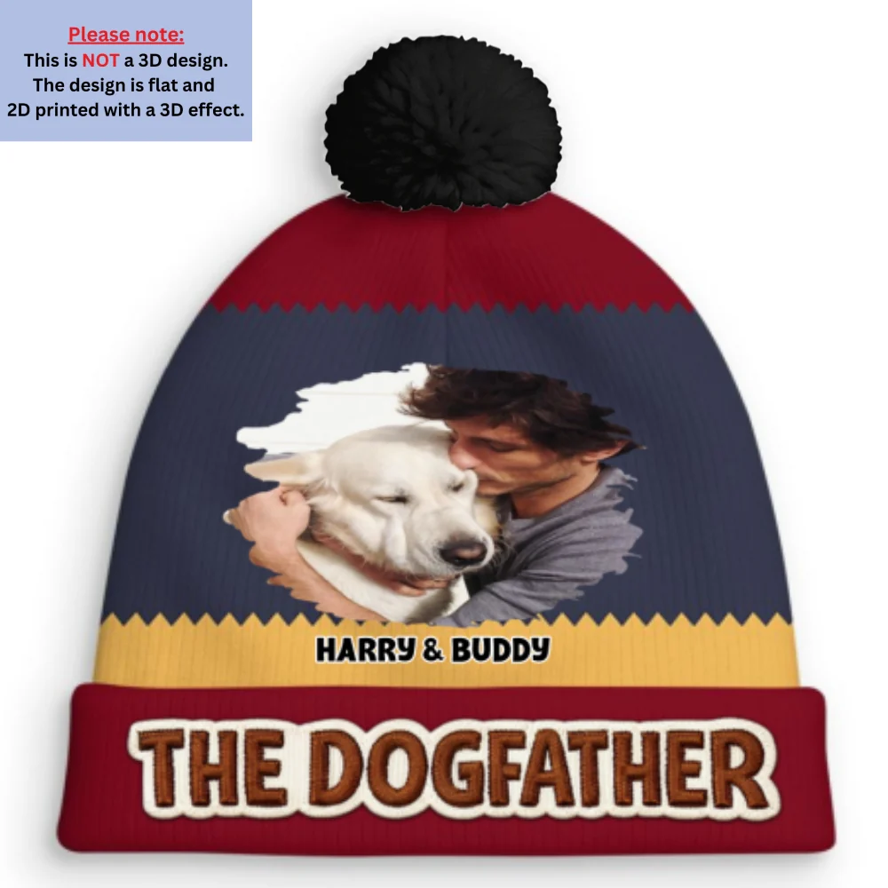 I Like It This Way Photo - Personalized Custom 3D Effect Bobble Beanie Hat - Image 5