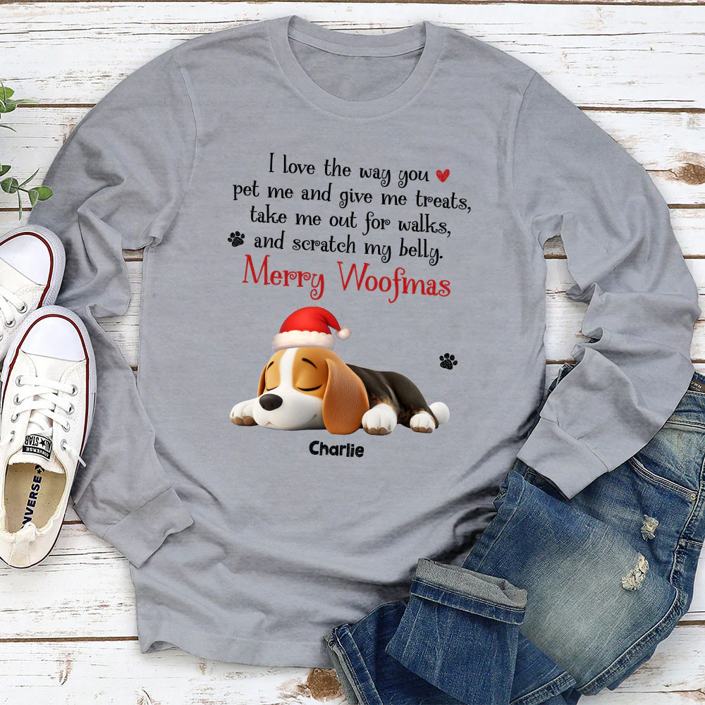 I Love You All The Way - Personalized Custom Long Sleeve T-shirt - Image 2