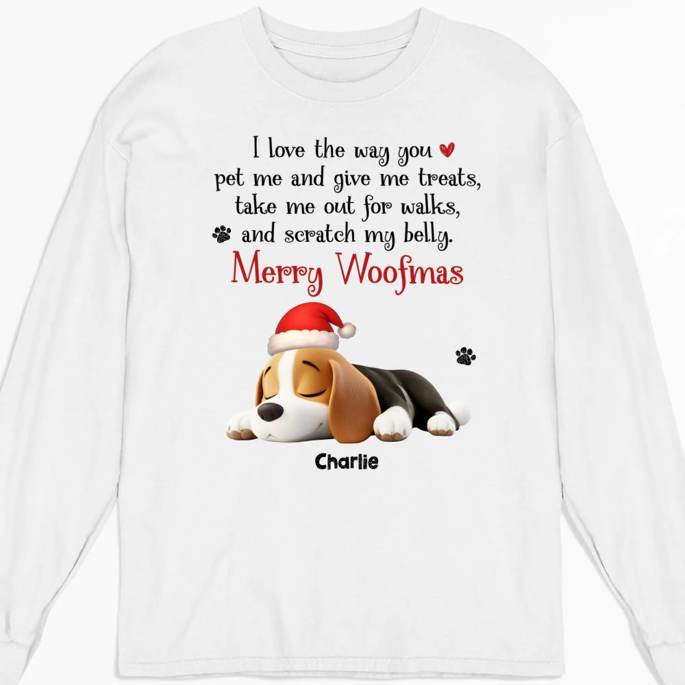 I Love You All The Way - Personalized Custom Long Sleeve T-shirt - Image 4