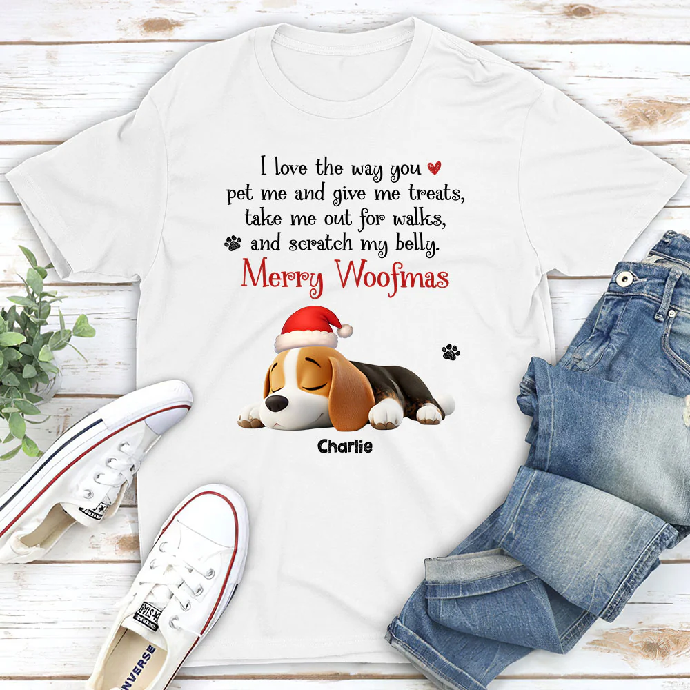I Love You All The Way - Personalized Custom Unisex T-shirt - Image 2