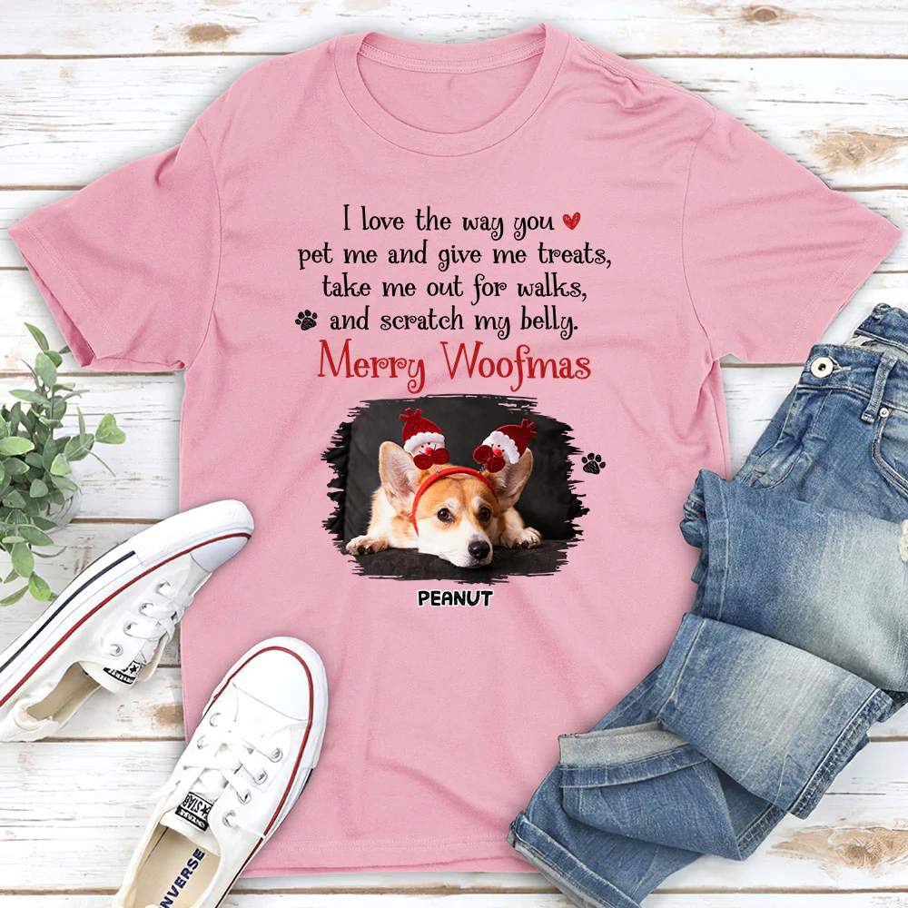 I Love You All The Way Photo - Personalized Custom Unisex T-shirt