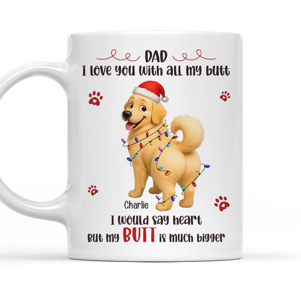 I Love You With All My Heart - Personalized Custom Coffee Mug