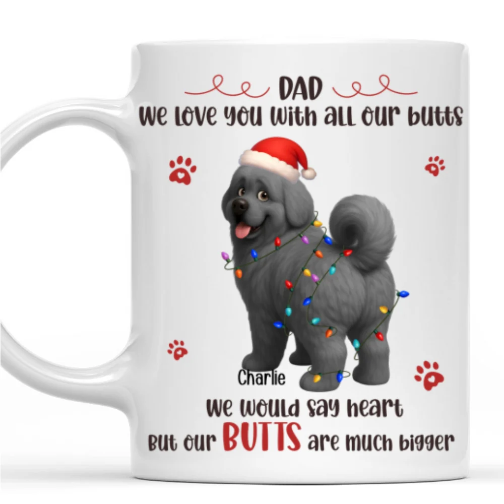 I Love You With All My Heart - Personalized Custom Coffee Mug - Image 6