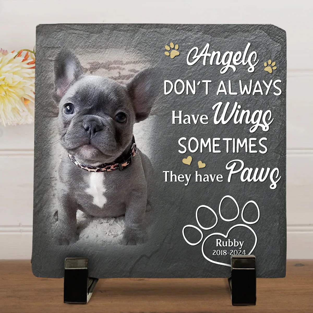 I Loved You Whole Life - Personalized Custom Pet Memorial Stone - Image 3