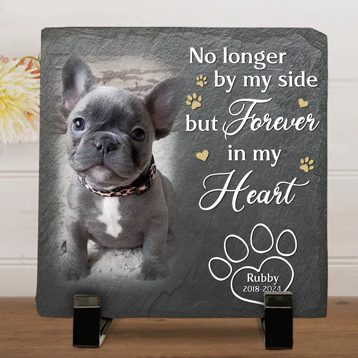 I Loved You Whole Life - Personalized Custom Pet Memorial Stone - Image 4
