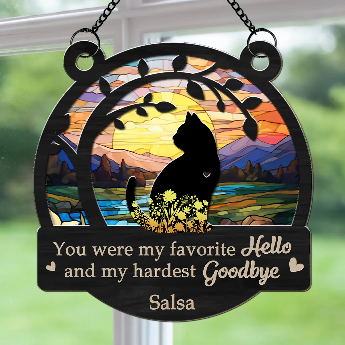 I Loved Your Whole Life - Personalized Custom Suncatcher