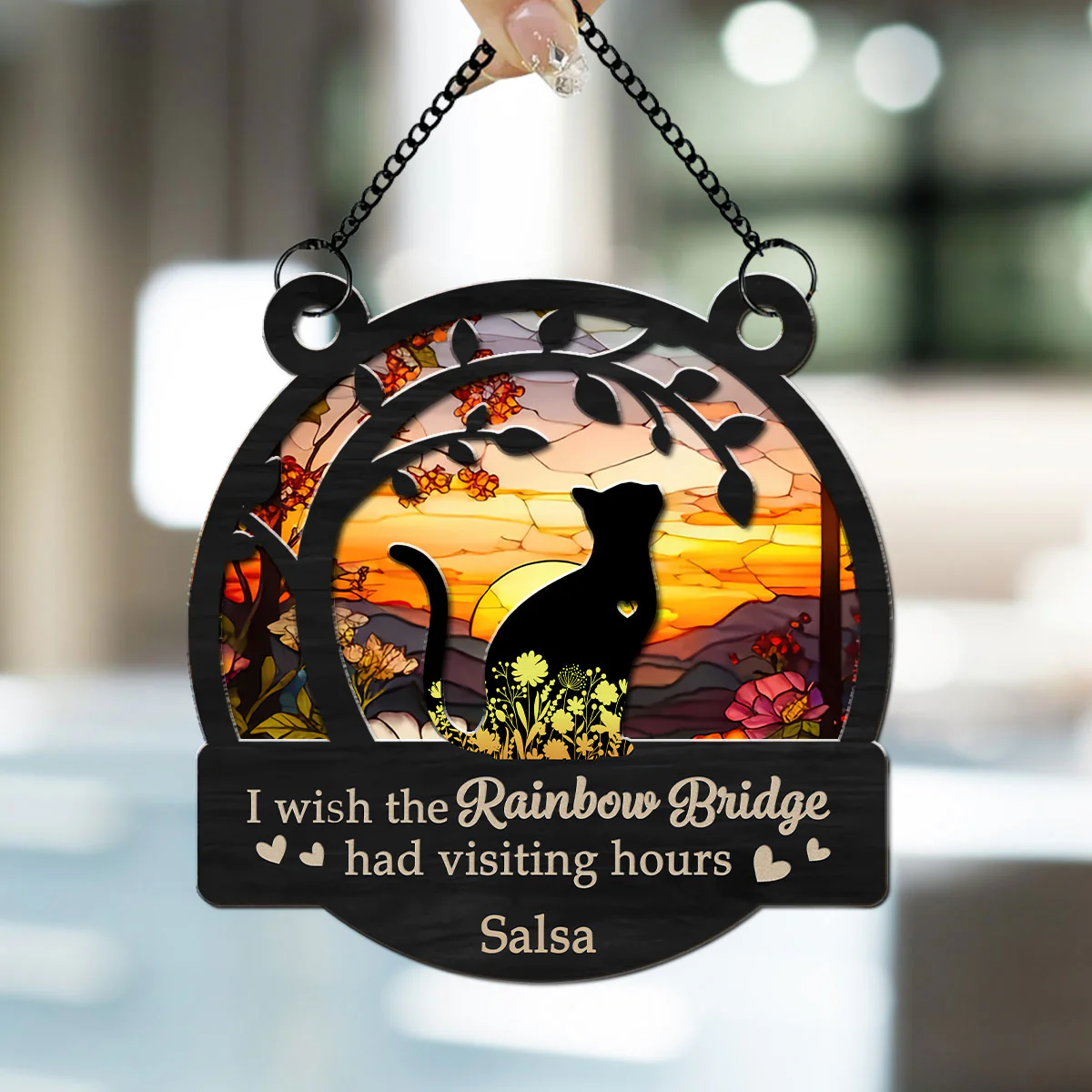 I Loved Your Whole Life - Personalized Custom Suncatcher - Image 3