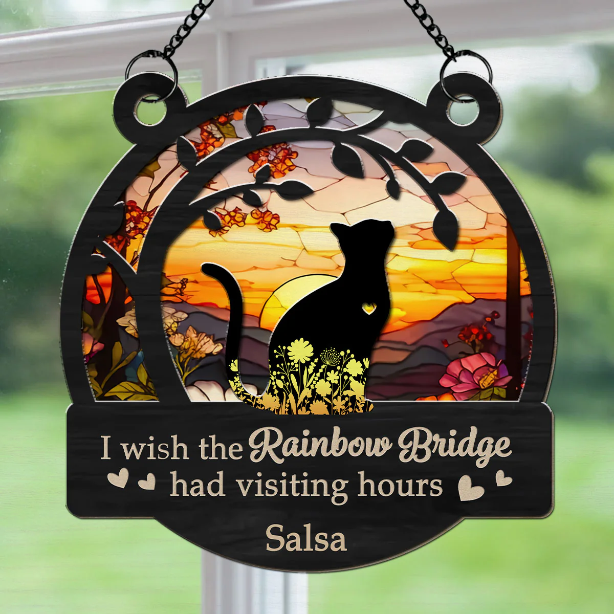 I Loved Your Whole Life - Personalized Custom Suncatcher - Image 5