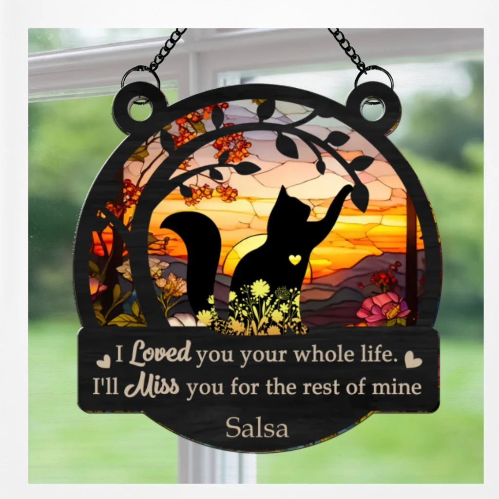 I Loved Your Whole Life - Personalized Custom Suncatcher - Image 6
