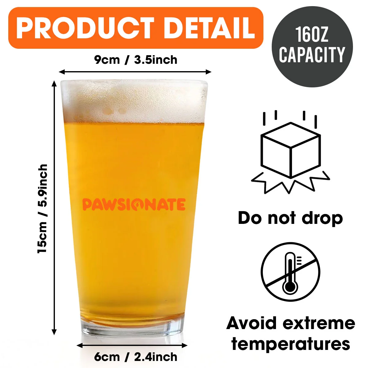 I Need A Holy Beer - Personalized Custom Beer Glass - Image 6