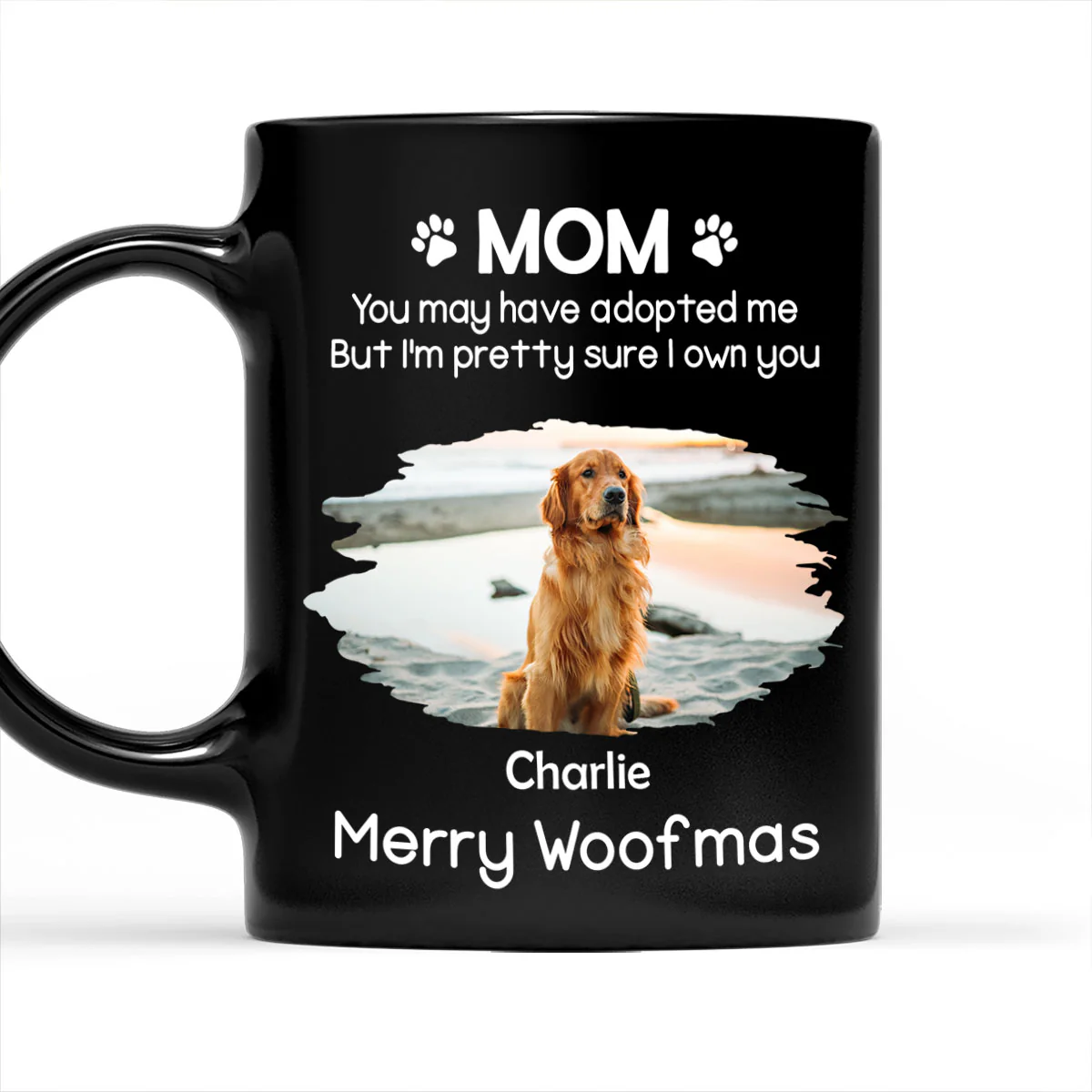 I Own You For Sure Snow Ver Photo - Personalized Custom Coffee Mug - Image 2
