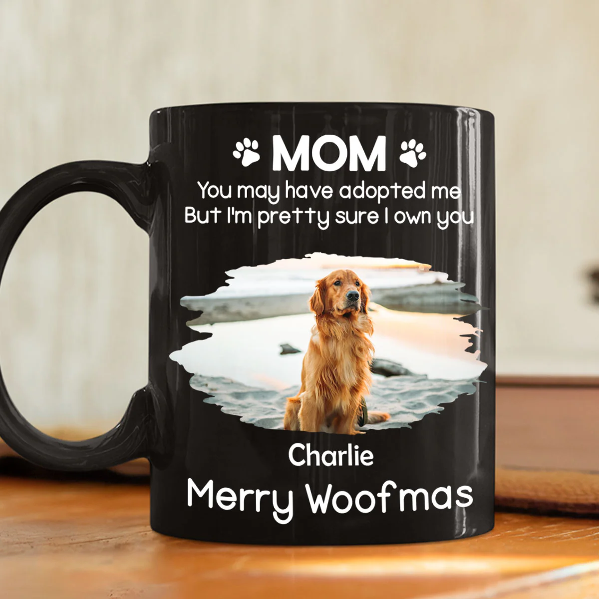 I Own You For Sure Snow Ver Photo - Personalized Custom Coffee Mug - Image 3