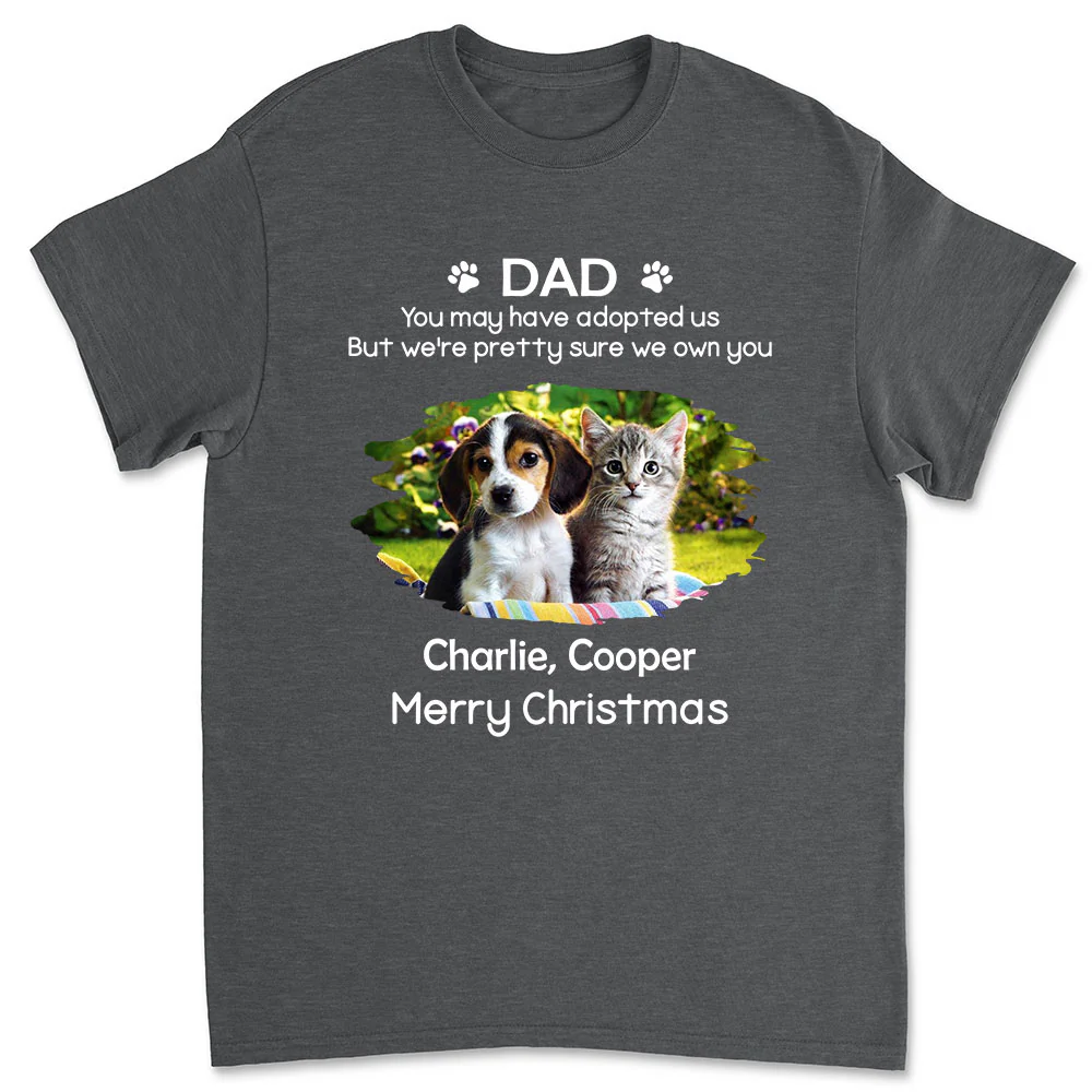 I Own You Fur Snow Ver Photo - Personalized Custom Unisex T-shirt