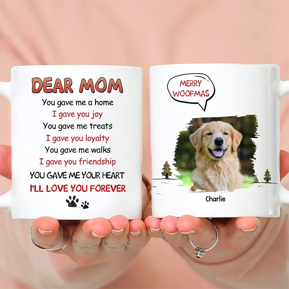 I Will Love You Forever Photo - Personalized Custom Coffee Mug - Image 2