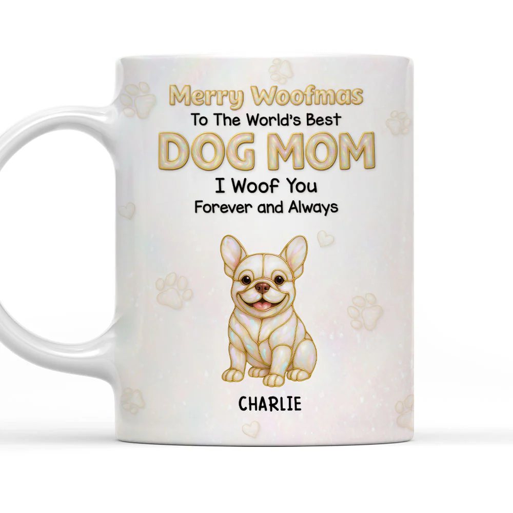 I Woof You Forever And Always - Personalized Custom Coffee Mug