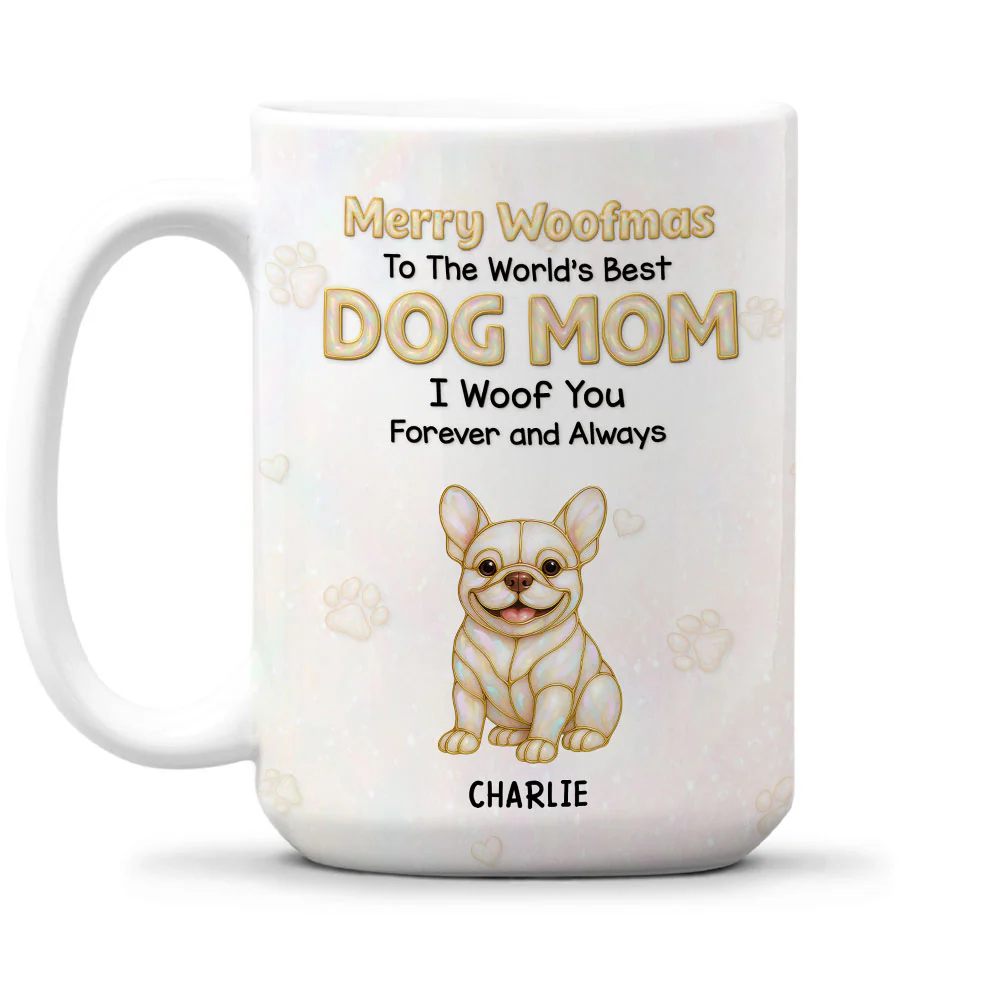 I Woof You Forever And Always - Personalized Custom Coffee Mug - Image 2