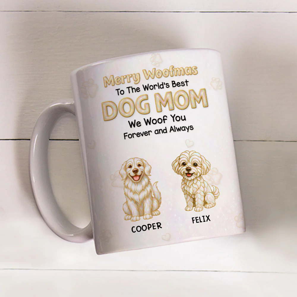 I Woof You Forever And Always - Personalized Custom Coffee Mug - Image 3
