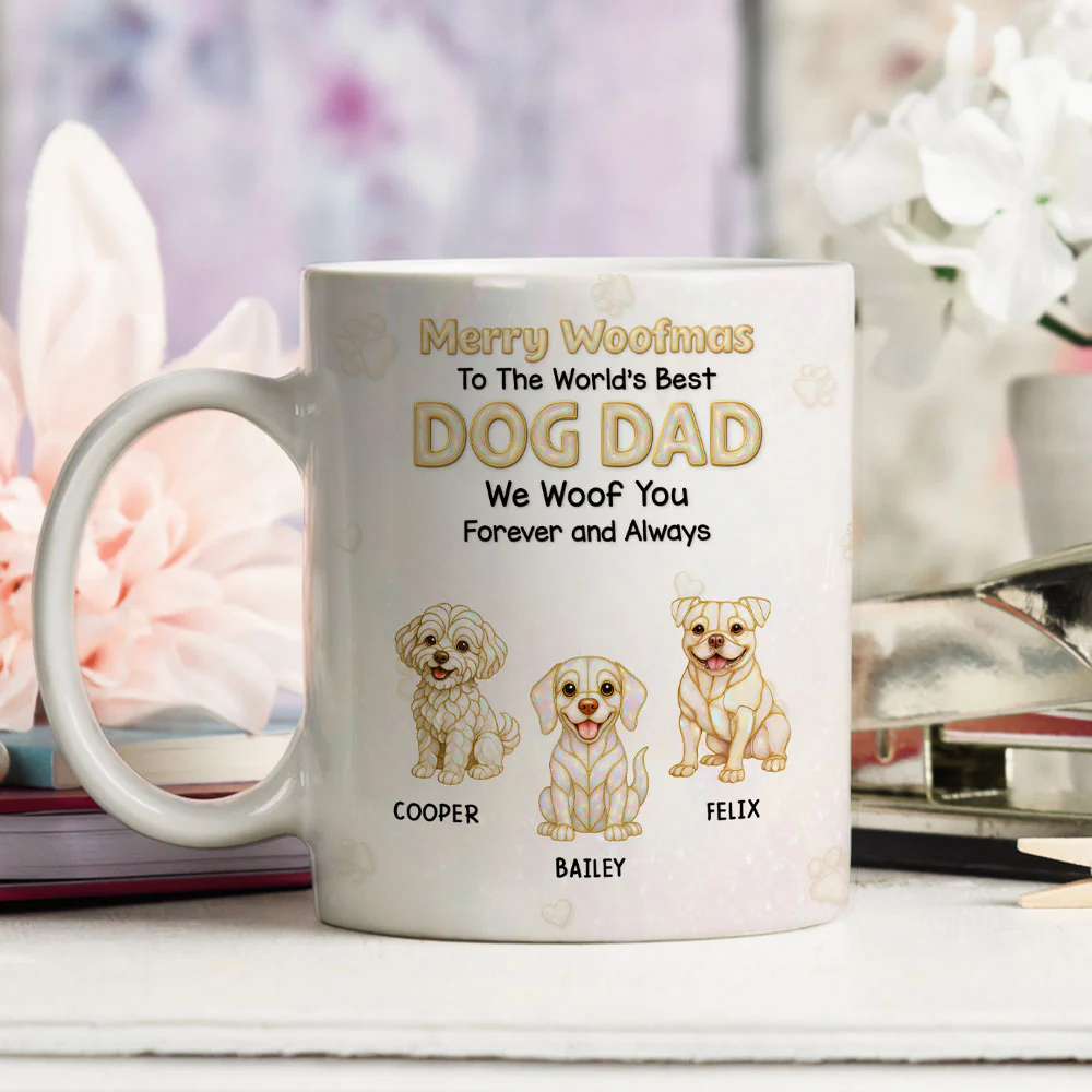 I Woof You Forever And Always - Personalized Custom Coffee Mug - Image 4