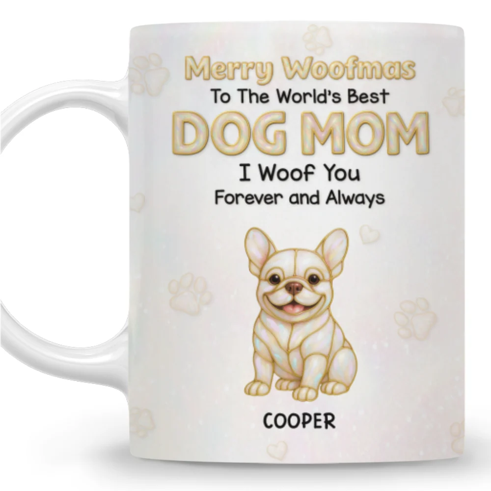 I Woof You Forever And Always - Personalized Custom Coffee Mug - Image 8