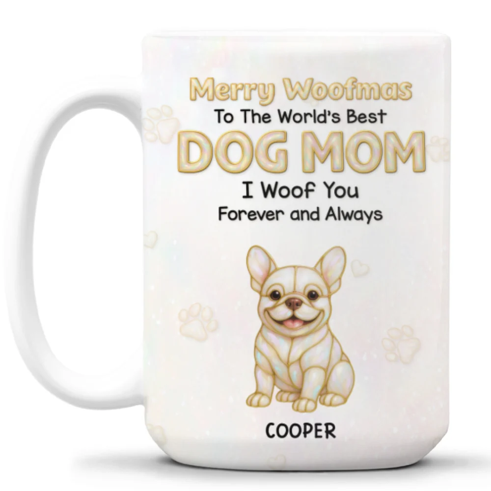 I Woof You Forever And Always - Personalized Custom Coffee Mug - Image 9