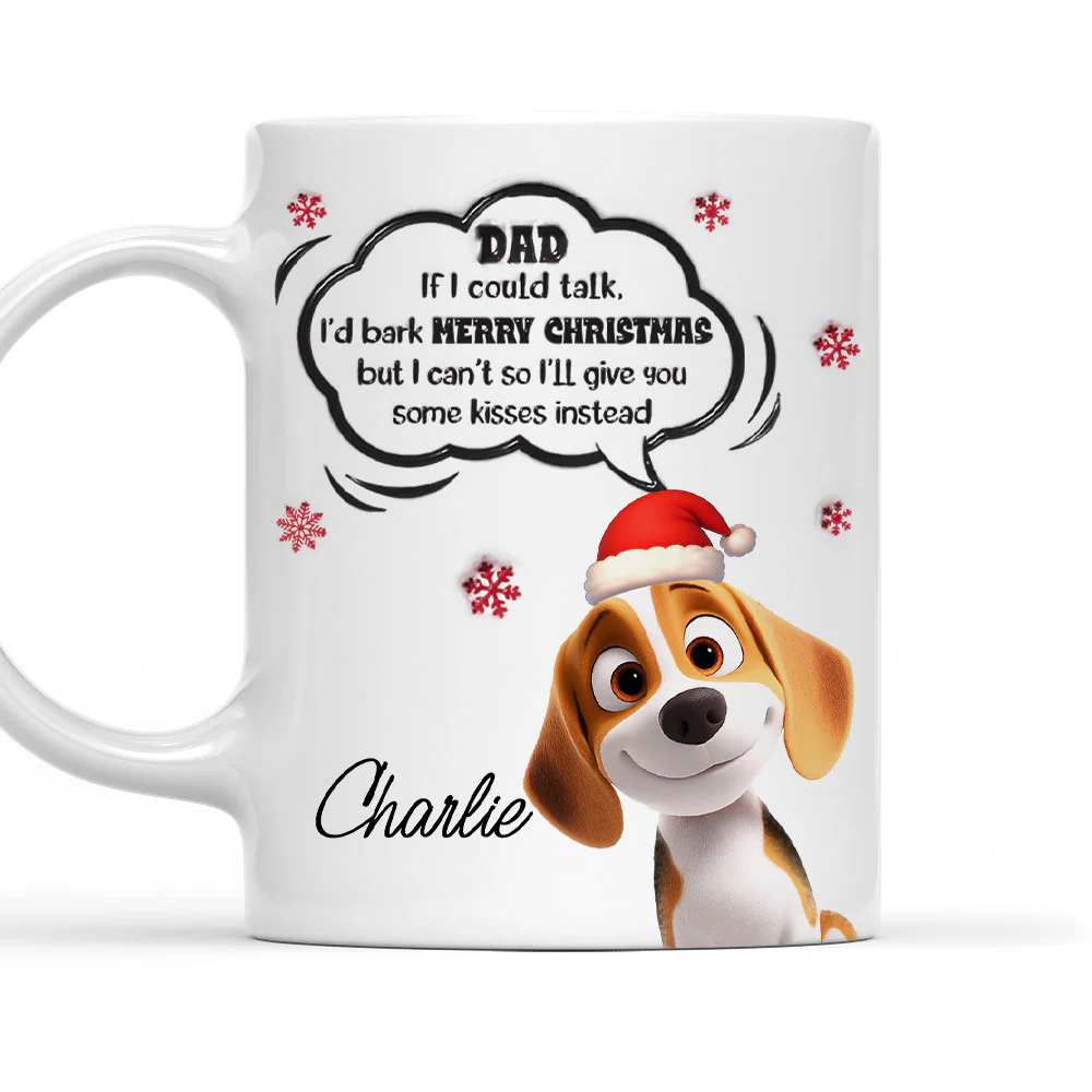 If I Could Talk - Personalized Custom 3D Inflated Effect Mug