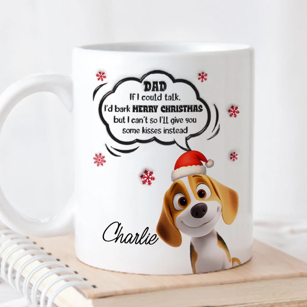 If I Could Talk - Personalized Custom 3D Inflated Effect Mug - Image 2
