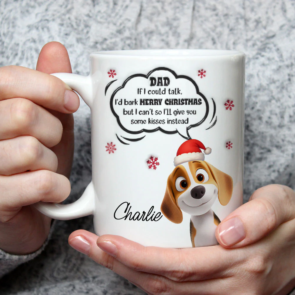 If I Could Talk - Personalized Custom 3D Inflated Effect Mug - Image 3