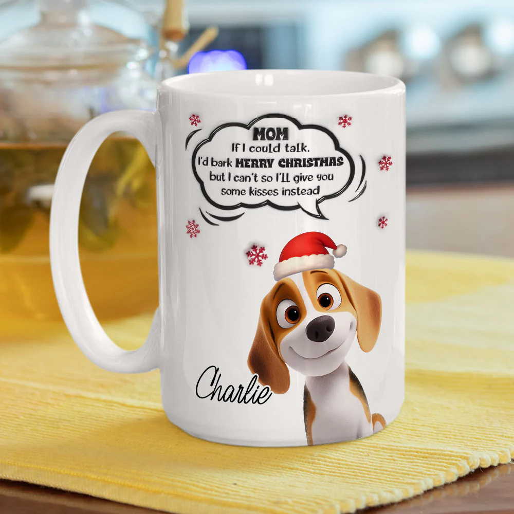 If I Could Talk - Personalized Custom 3D Inflated Effect Mug - Image 4