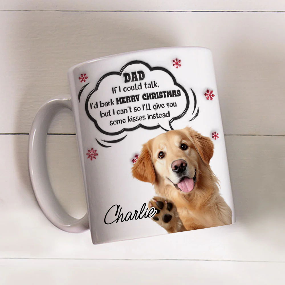 If I Could Talk Photo - Personalized Custom 3D Inflated Effect Mug