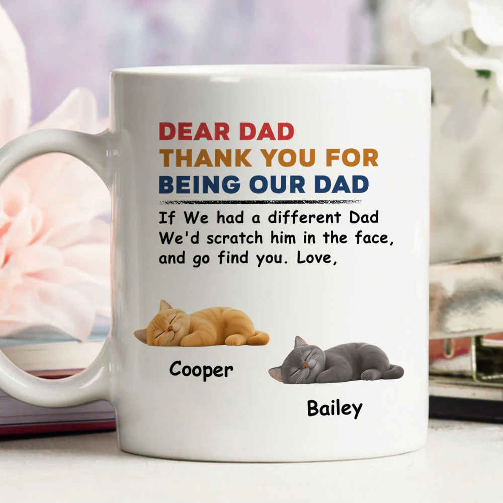 If I Had A Different Cat Dad Mom - Personalized Custom Coffee Mug - Image 6
