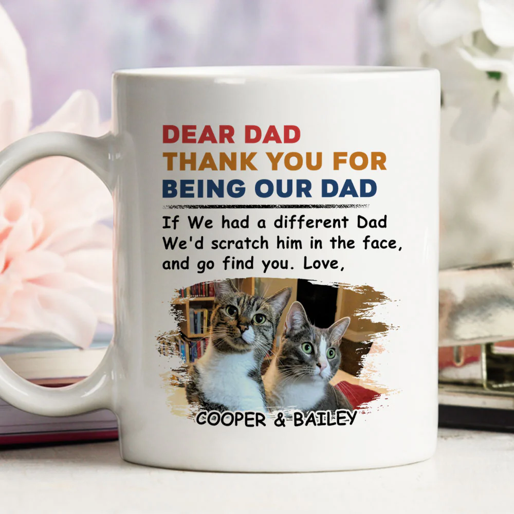 If I Had A Different Cat Dad Mom Photo - Personalized Custom Coffee Mug - Image 3