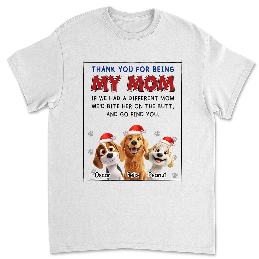 If I Had A Different Mom Christmas - Personalized Custom Unisex T-shirt