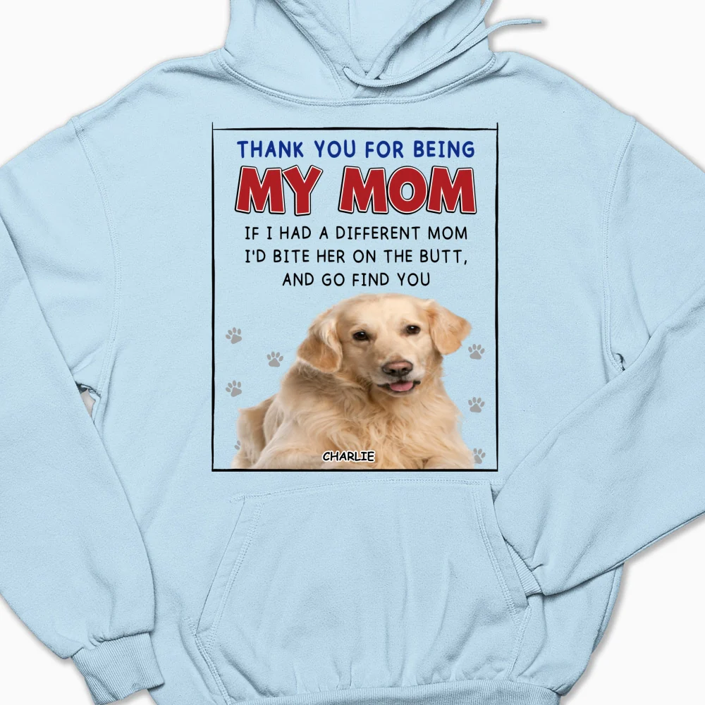 If I Had A Different Mom Christmas Photo - Personalized Custom Hoodie - Image 4