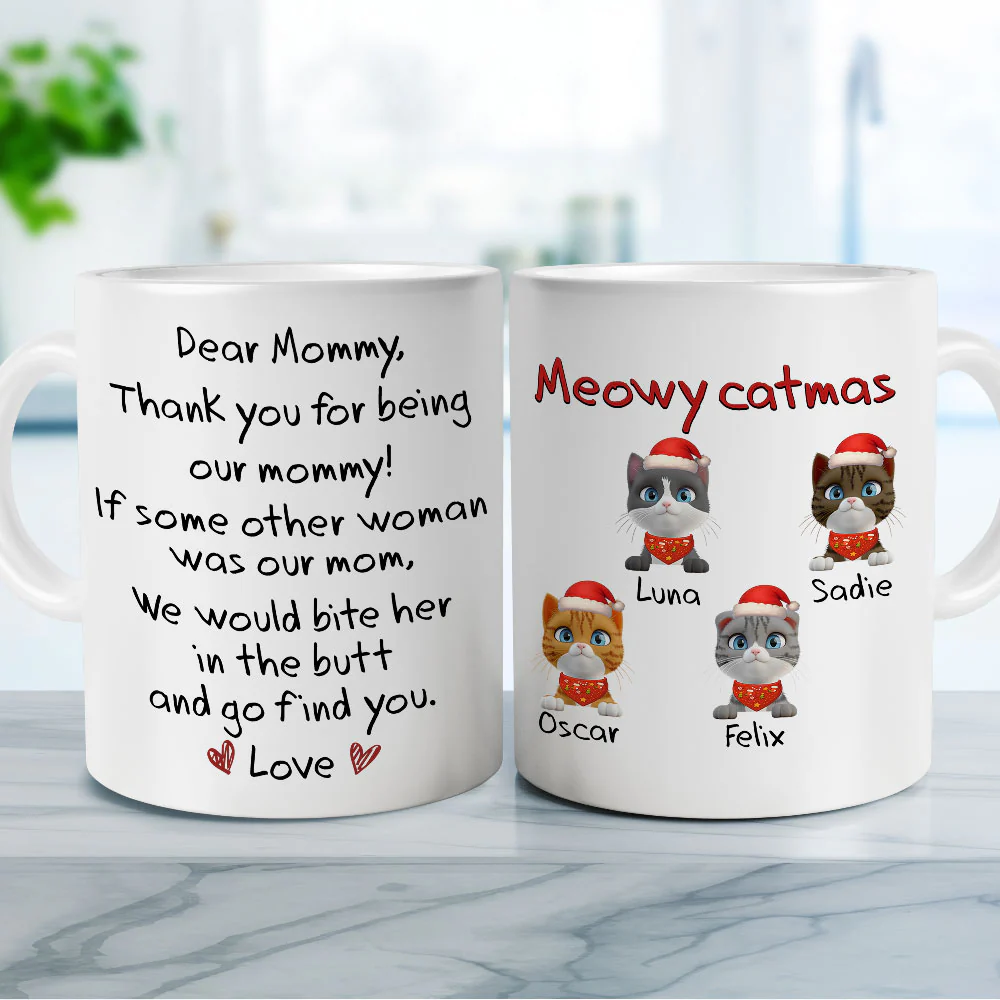 If Someone Was My Parent Ver Cat - Personalized Custom Coffee Mug - Image 3
