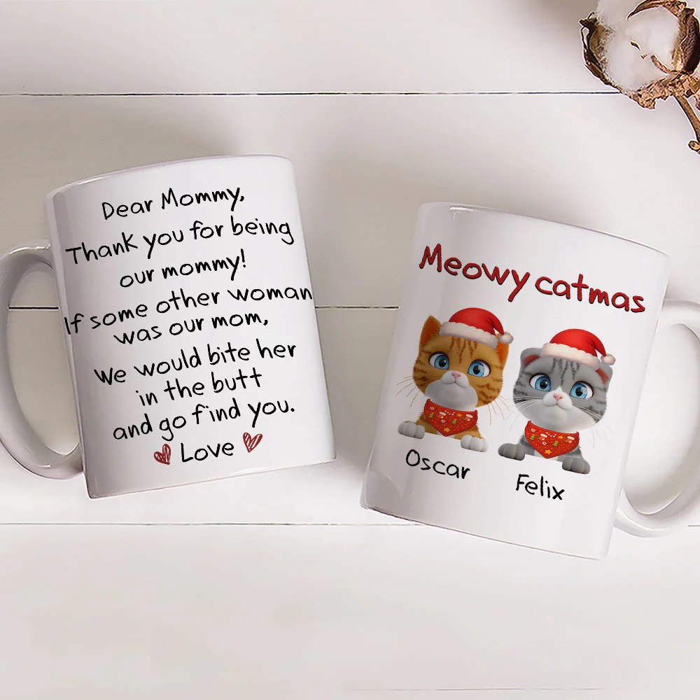 If Someone Was My Parent Ver Cat - Personalized Custom Coffee Mug - Image 4