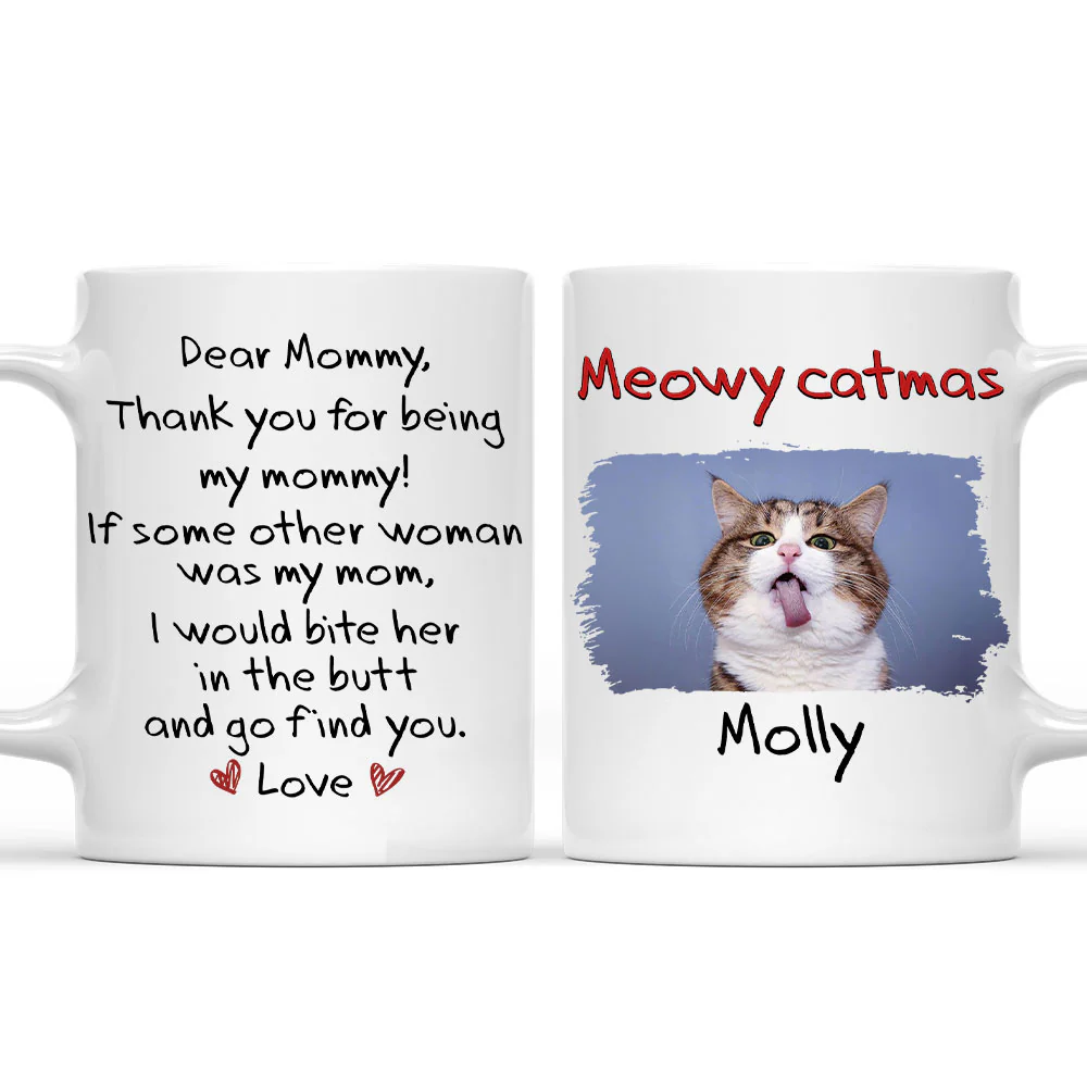 If Someone Was My Parent Ver Cat Photo - Personalized Custom Coffee Mug