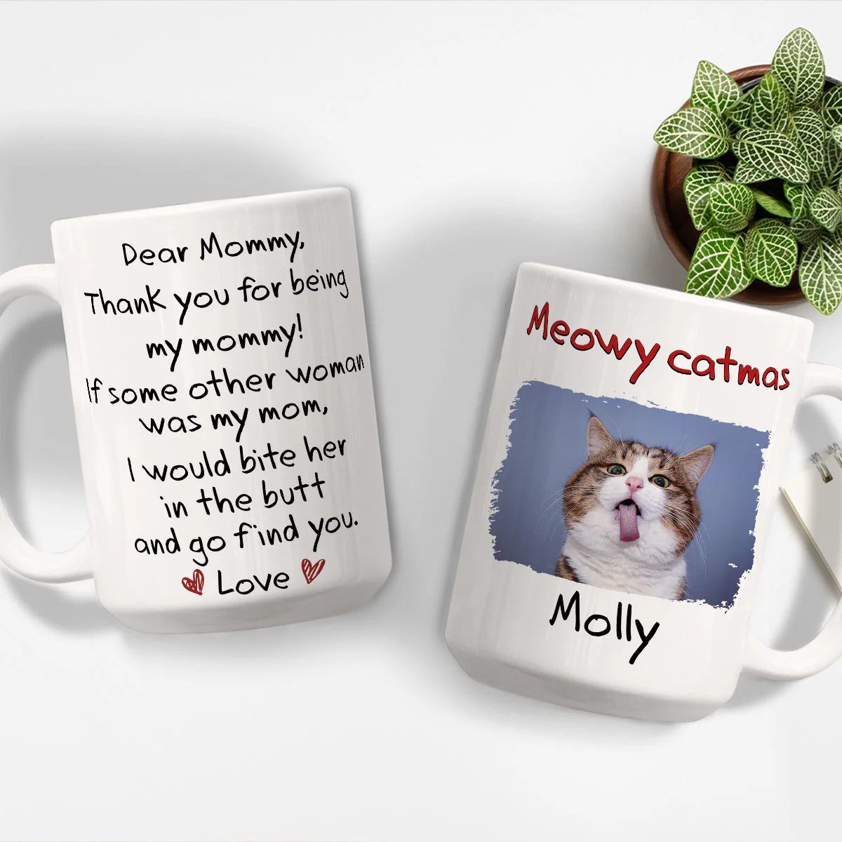 If Someone Was My Parent Ver Cat Photo - Personalized Custom Coffee Mug - Image 4