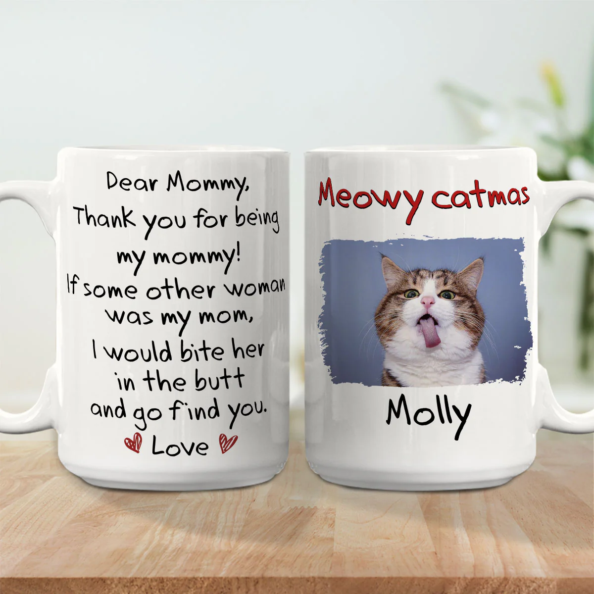 If Someone Was My Parent Ver Cat Photo - Personalized Custom Coffee Mug - Image 6