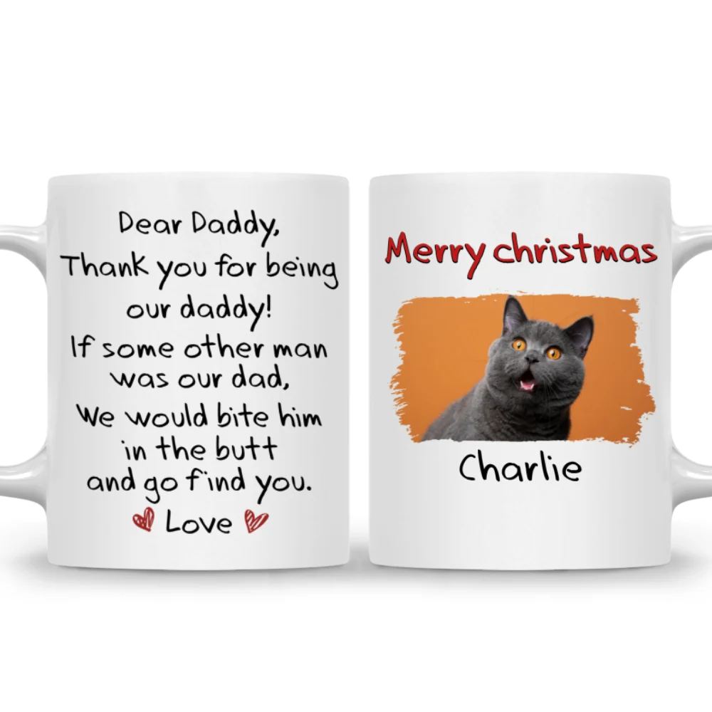 If Someone Was My Parent Ver Cat Photo - Personalized Custom Coffee Mug - Image 7