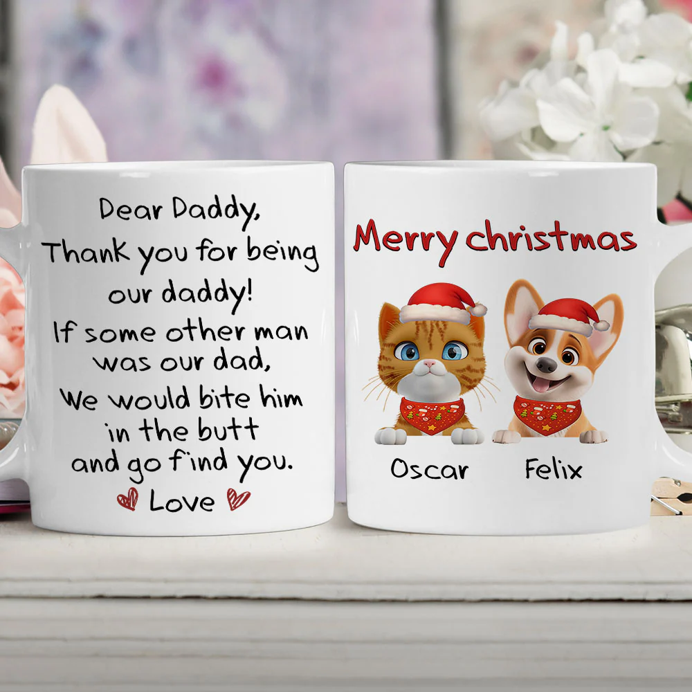 If Someone Was My Parent Ver Pet - Personalized Custom Coffee Mug - Image 3